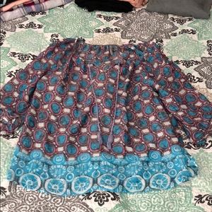 New Directions Multicolored Blouse
